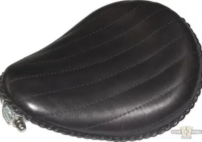 Sella singola stretta in pelle nera Universale Cus  - Annuncio 8560640