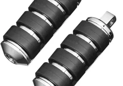 Pedaline vibra-kushion per guidatore - cromate Cus  - Annuncio 8562657