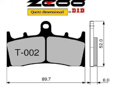 Pastiglie Freno racin Zcoo - Annuncio 9218675