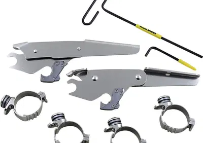 kit sgancio rapido cromato per Batwing Memphis Sha  - Annuncio 8564044