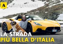 La storia della strada più bella d'Italia | Il Gran San Bernardo con Maserati MC20 [Video]