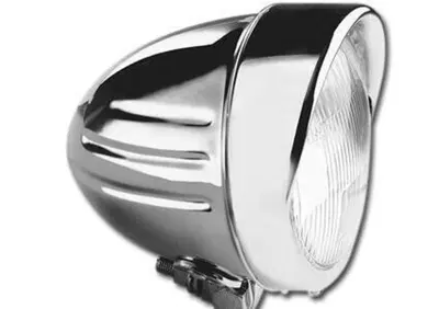 Faro anteriore 4 1/2" Scallop cromato Custom Chrom  - Annuncio 8557926