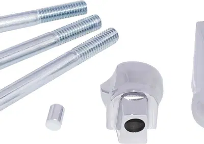 Kit supporti cromati per pedane passeggero per Sof Drag Specialties - Annuncio 9103256