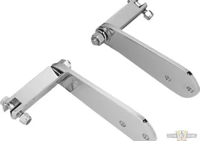 Supporti Pedaline riposo cromati Per Dyna dal 1991  - Annuncio 8555092