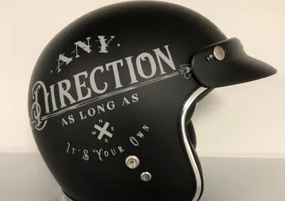 Casco jet nero satinato Brixton - Annuncio 9231334