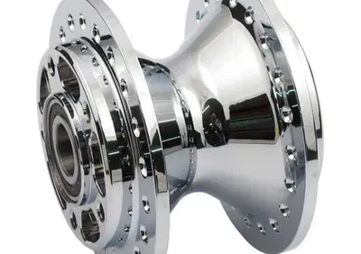 Mozzo anteriore 40 fori Cromato singola flangia Pe  - Annuncio 8559435