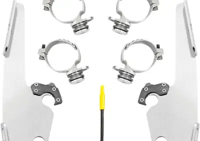 kit sgancio rapido cromato per Batwing Memphis Sha  - Annuncio 8564039