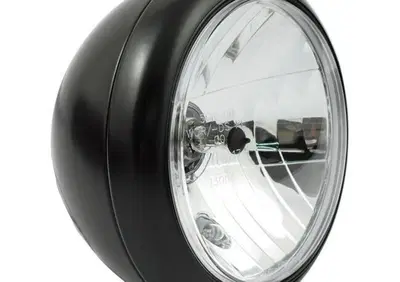 Faro anteriore 7'' Gladiator nero omologato Motorc  - Annuncio 8557978