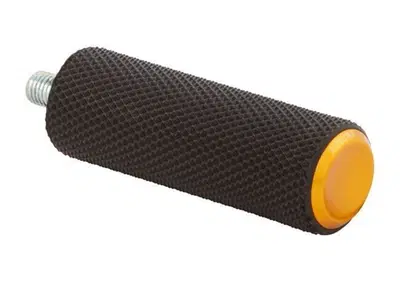 Pedalino cambio Fusion Knurled gomma nera, oro Arlen Ness - Annuncio 8555370