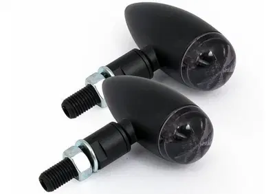 frecce a led Micro Bullet nere lente fumè omologat  - Annuncio 8551946