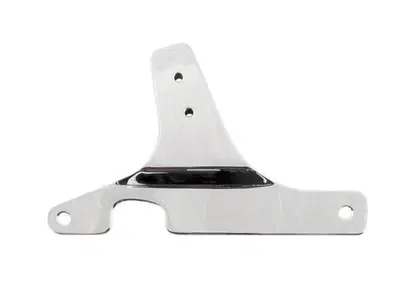 Piastre cromate per schienalino Sissy Bar fisso pe  - Annuncio 8828513