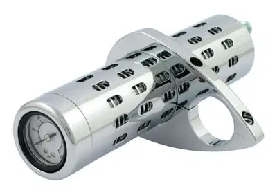 Radiatore olio con indicatore di pressione cromato  - Annuncio 8826664