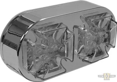 Faro posteriore Croce Maltese LED omologato SENZA  - Annuncio 8557886