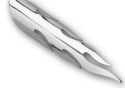 Paracalore a fiamma cromato SINGOLO Custom Chrome  - Annuncio 8546852