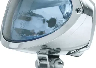 Faro anteriore Ovale cromato con lampadina H4 omol  - Annuncio 8562263