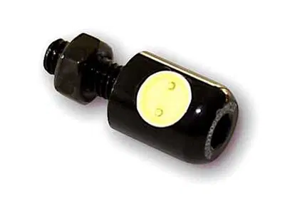 Luce targa LED nera Hagler omologata Custom Chrome  - Annuncio 8886383