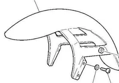 PARAFANGO ANTERIORE Ducati - Annuncio 9266297