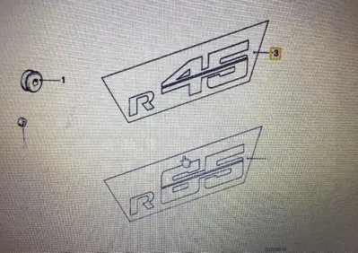 Stock Adesivi R45 Bmw - Annuncio 9270761