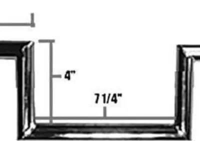 Manubrio Z Bar 1", alto 4", Largo 72cm, Cromato, c Jammer - Annuncio 8558659