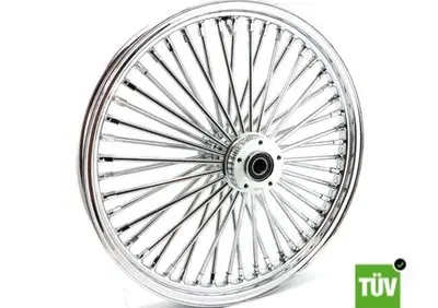 Ruota anteriore cromata Big Spoke 48 raggi 21”x 2,  - Annuncio 8560277