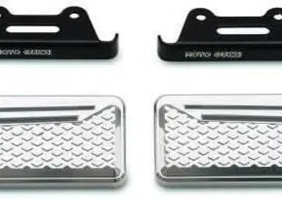 Coppia pedane pilota alluminio Moto Guzzi - Annuncio 9283568
