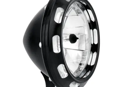 Faro anteriore 5 3/4'' Apex omologato nero e croma Performance Machine - Annuncio 8557984