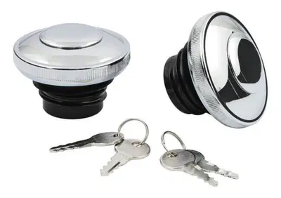 Tappi benzina con serratura cromati per Sportster,  - Annuncio 8559980