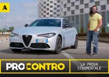 Alfa Romeo Giulia restyling: Pro e Contro. Ecco la nostra prova strumentale e tutti i numeri della pagella [VIDEO]