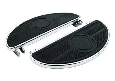 Pedane ovali guidatore non ammortizzate cromate Pe  - Annuncio 8555419