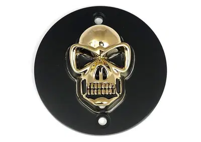 Point Cover Skull nero e oro per Dyna, Softail e  - Annuncio 8827722