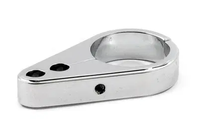 Fascetta cromata da 1-1/8" (28 mm) per 2 cavi acce  - Annuncio 9292874