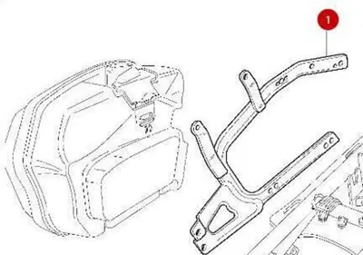 SUPPORTO BORSA DESTRA Ducati - Annuncio 9299982