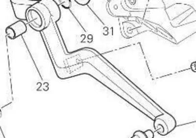 PEDALE FRENO Ducati - Annuncio 9301317