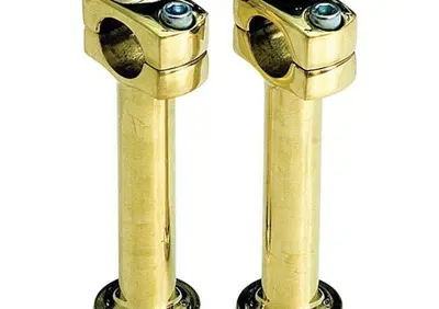 Riser Paughco alti 5'' ottone lucido Per manubri d - Annuncio 8547889