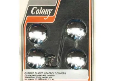 Coperchi cromati Colony bombati per bulloni testat  - Annuncio 8560120