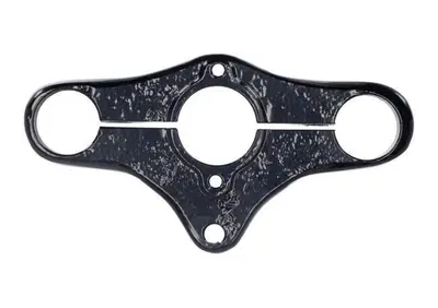 Piastra superiore in-line nera Per forcella Spring  - Annuncio 8550868