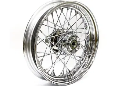 Ruota posteriore a 40 raggi cromata 16x3 per Softa  - Annuncio 9211984