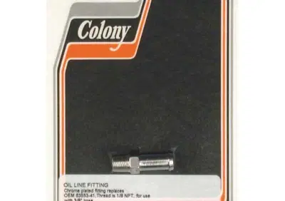 Raccordo olio dritto - filetto 1/8" NPT Motorcycle  - Annuncio 8553882