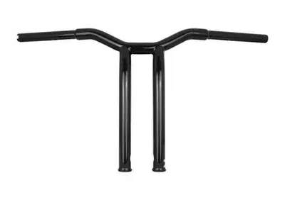 Manubrio Burly T-bar Dominator Raked nero lucido d  - Annuncio 9093890