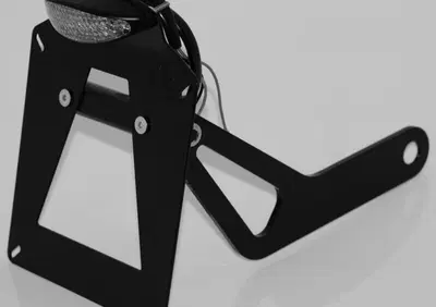 Portatarga italiana laterale universale Gray India  - Annuncio 8548225