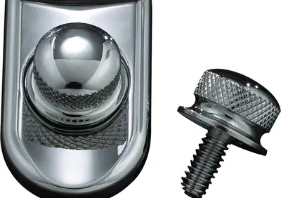 Kit vite sella zigrinata con piastrina cromata fil  - Annuncio 8986625