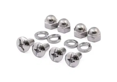 Viti targa cromate - kit Motorcycle Storehouse  - Annuncio 8549037