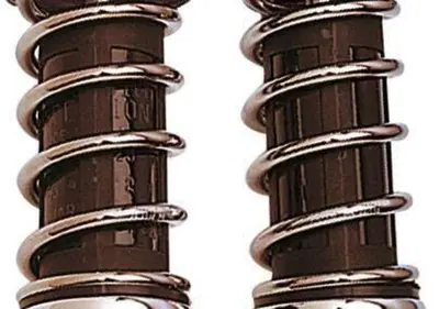 Ammortizzatori 12" cromati Custom Chrome chiusi pe Progressive Suspension - Annuncio 8549230