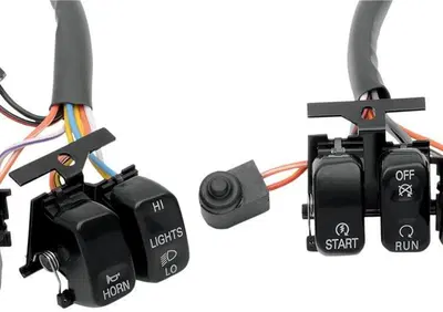 Pulsanti comandi manubrio neri per Dyna dal 1999 a Drag Specialties - Annuncio 8922145