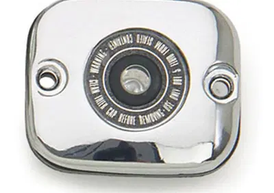 Coperchio pompa freno anteriore liscio cromato con  - Annuncio 8829327