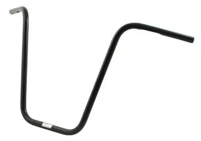 Manubrio Ape Hanger 1" alto 18" nero, con fossette Fehling - Annuncio 8548001
