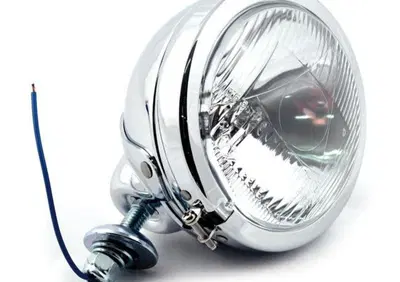 Faro 4 1/2'' abbagliante omologato lente rigata Mo  - Annuncio 8558007