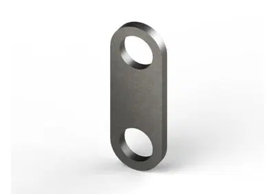 Staffe in acciaio da saldare B 32mm x L 90mm x 6mm  - Annuncio 8560952