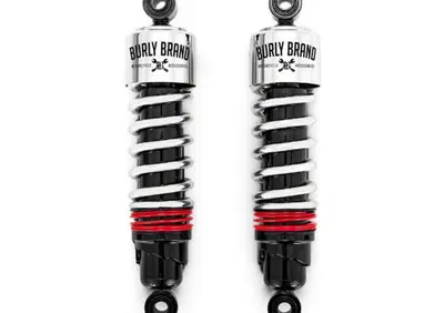 Ammortizzatori 11,5" cromati Burly Slammer Plus pe  - Annuncio 8549205