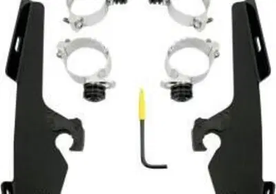 Kit sgancio rapido nero per parabrezza Memphis Fat  - Annuncio 8563803